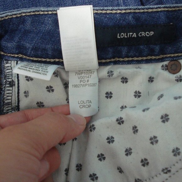 LUCKY BRAND Jeans Women's Size 10/30 Blue Denim Ankle Lolita Crop - Picture 7 of 12